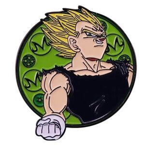 Dragon Ball Majin Vegeta Enamel Pin, Dragon Ball Enamel Pin